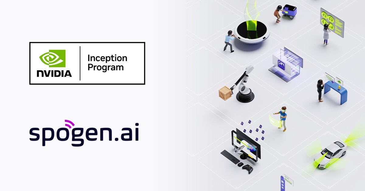 Spogen.ai Joins NVIDIA Inception to Advance Embedded AI for Intelligent Machines